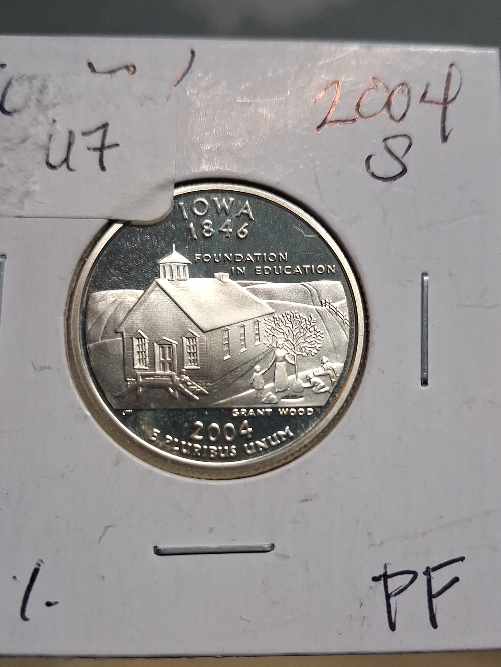 2004 Iowa State Quarter - Foundation in Education